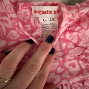 Magnetic me modal heart dress & bloomers